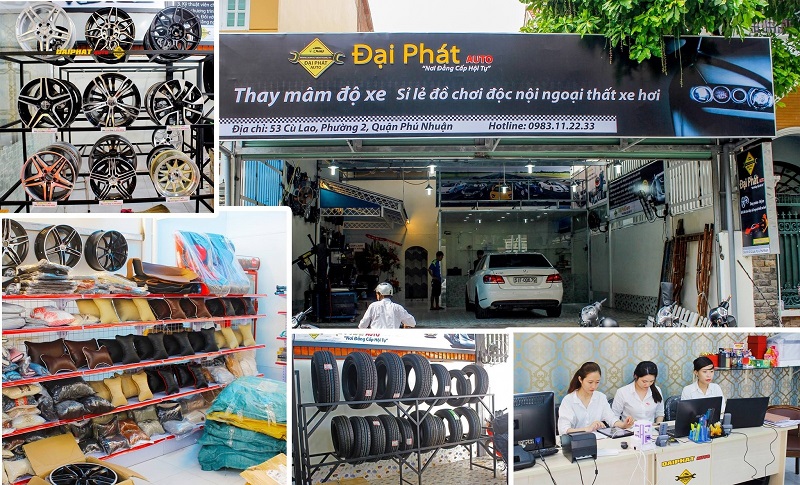 thảm lót sàn ô tô bằng cao su tphcm tại đại phát